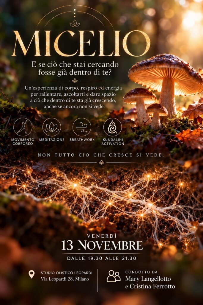 Micelio un’esperienza di corpo, respiro ed energia
